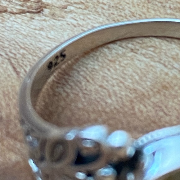 Lemon Quartz Sterling Silver Size 9 ring - Picture 3 of 3